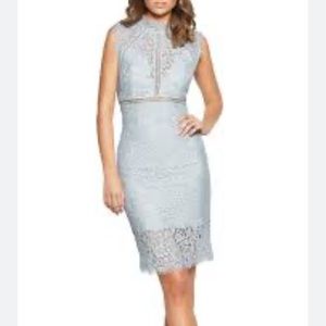 Bardot light blue lace dress